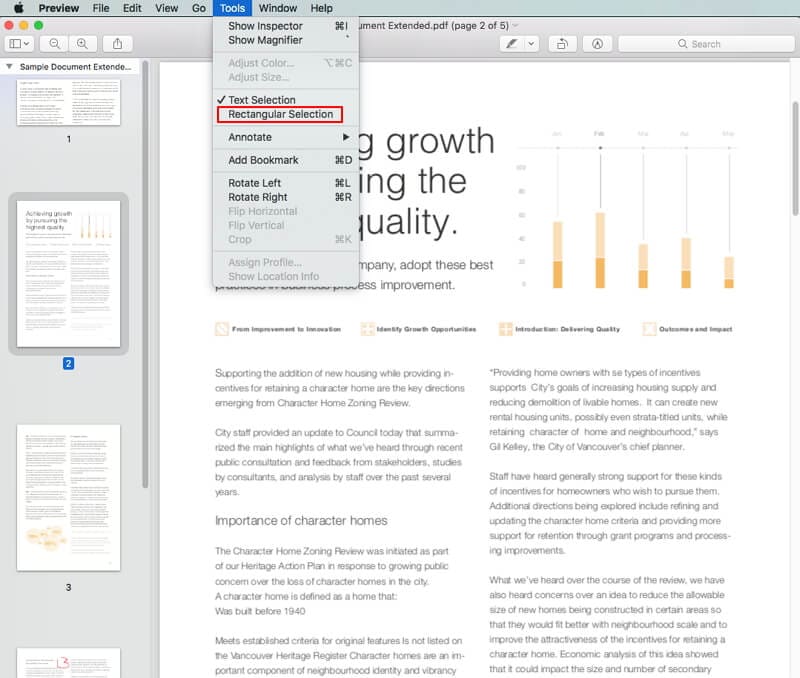 how to crop a pdf on mac