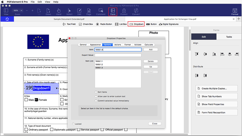 password protect pdfelement 6 professional