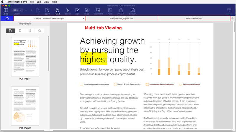 multi tab viewing