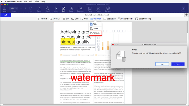 pdf watermerk verwijderaar voor mac