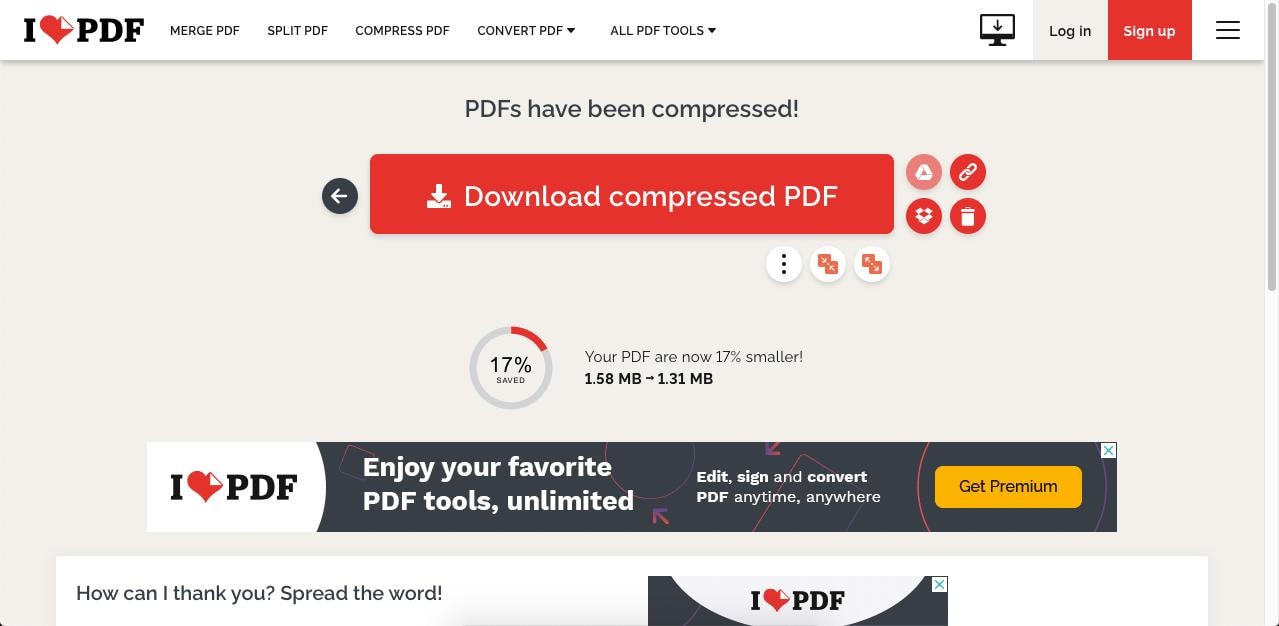 compress pdf under 300kb 