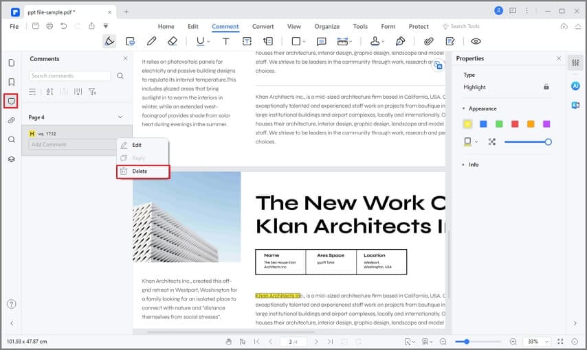 how to unhighlight text in pdf