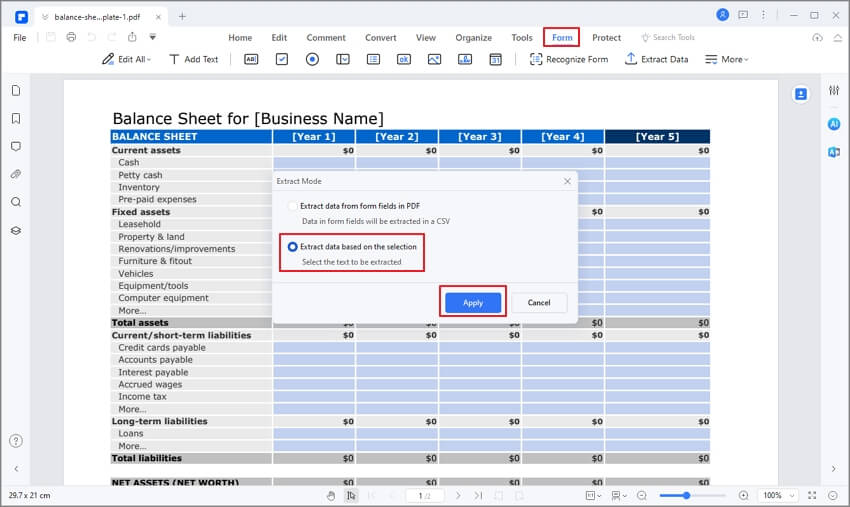 how to extract data from pdf to excel