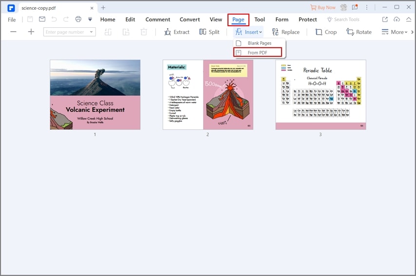 كيفية إنشاء ملف pdf متعدد الصفحات