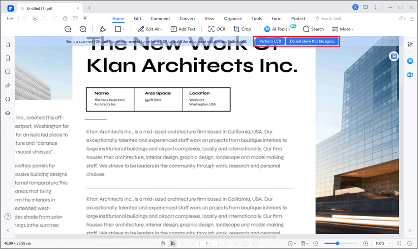 extracting text from pdf image