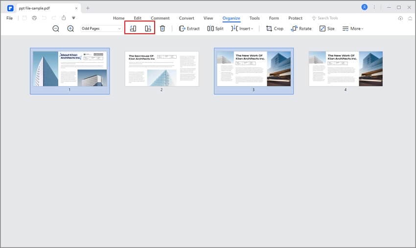 how to permanently rotate pdf