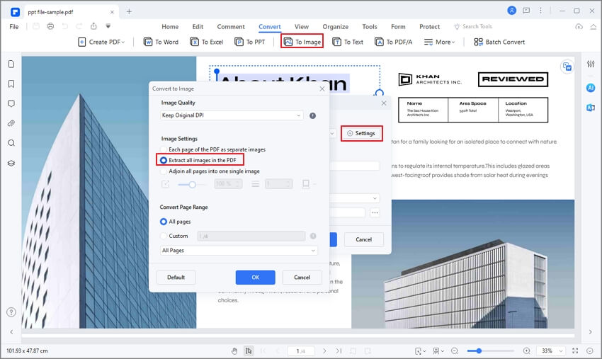 how to extract images from pdf
