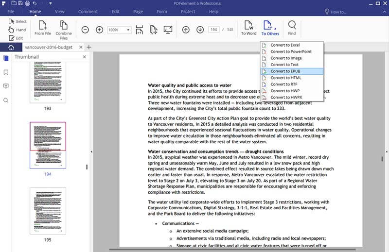 pdf naar ebook converter software