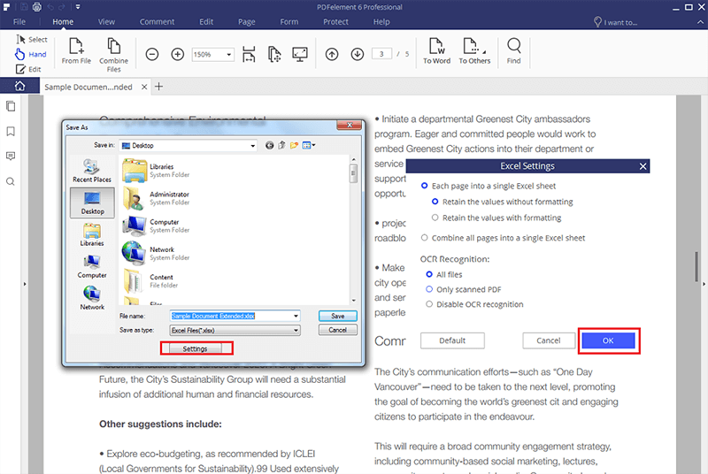 pdf zu excel open source