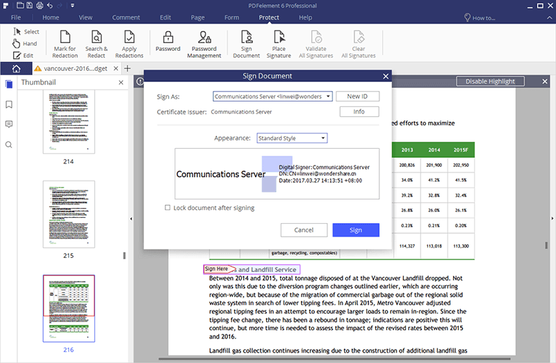 как добавить подпись в pdf