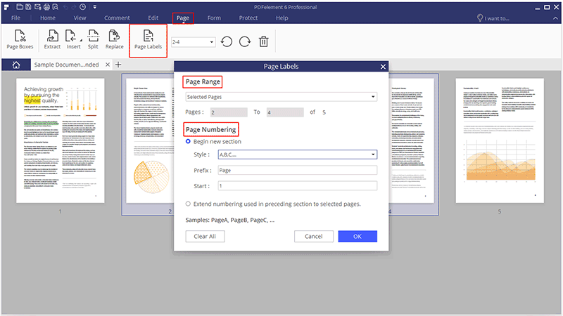 cómo agregar números de página en indesign