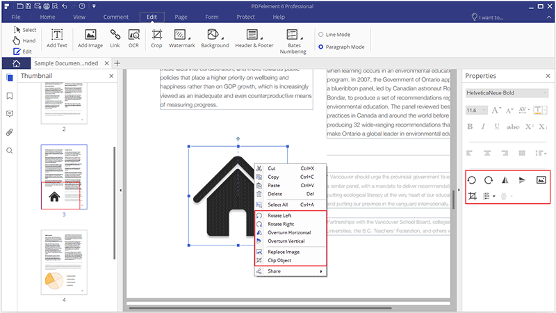 Wie man ein Bild in Word rotiert