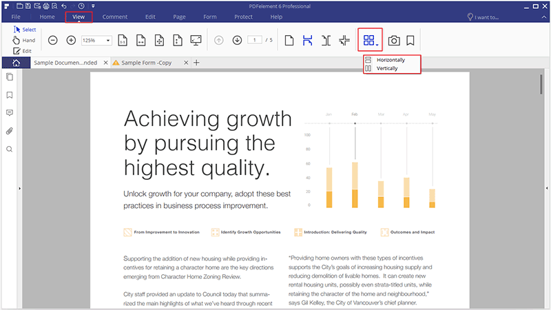 weergeven meerdere pdf's