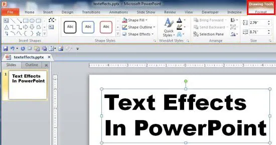 Gekrümmter Text in Powerpoint