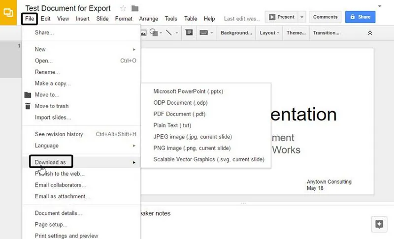 google slides to powerpoint