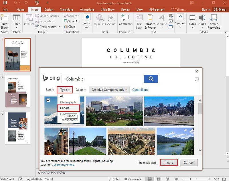 how to find clipart with using word on a mac