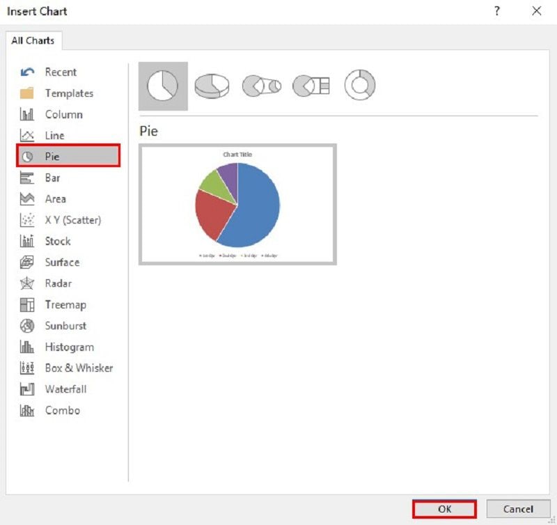 make a pie chart in powerpoint