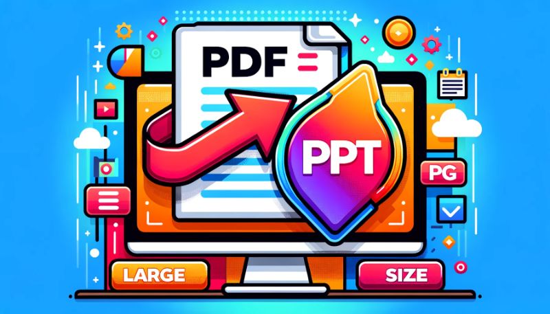 convert large size pdf to ppt