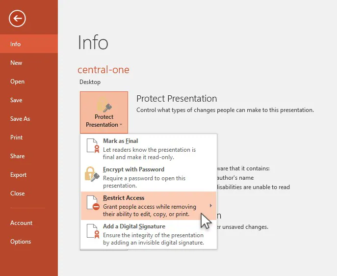 add restriction on ppt