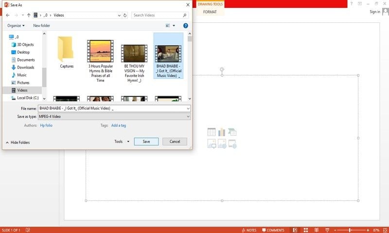 Powerpoint 2007 als Video speichern