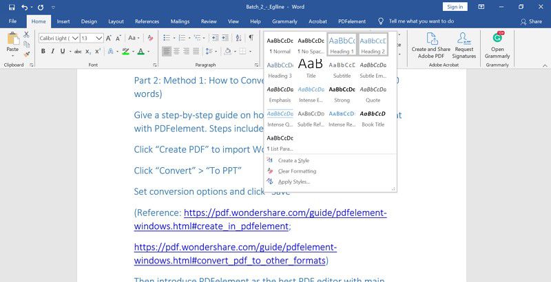 convert word to powerpoint