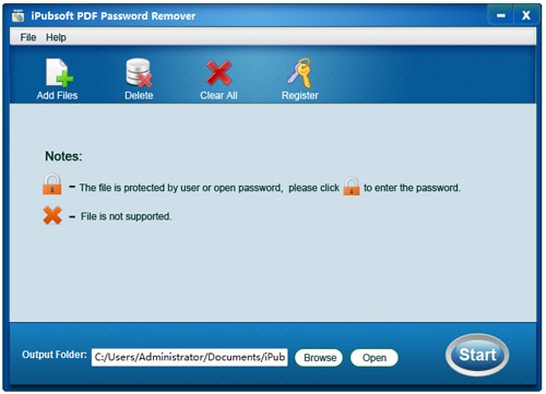 iPubsoft pdf password remover mac
