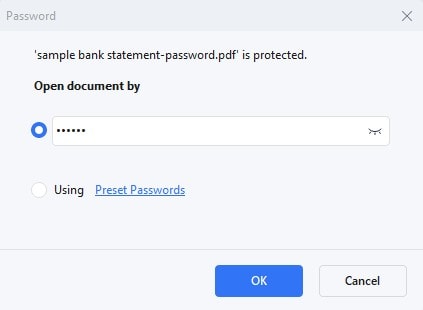 inserisci password
