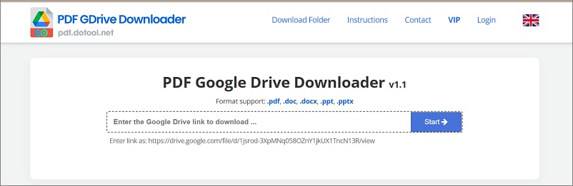 download locked pdf files from google drive