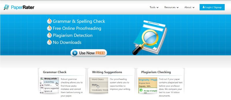 paperrater plagiarism checker