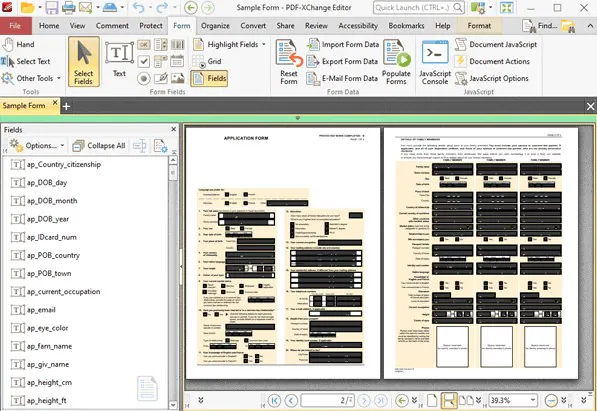 pdf x change editor