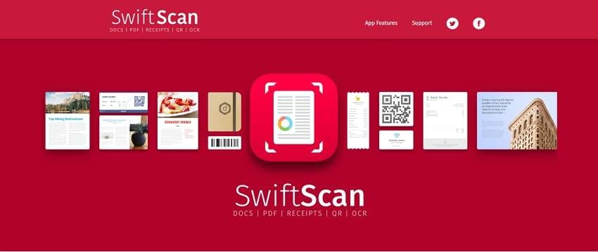 swiftscan scanner page