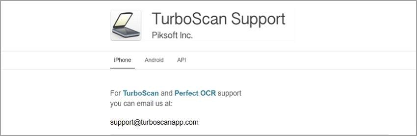 turbo scan iphone scanner