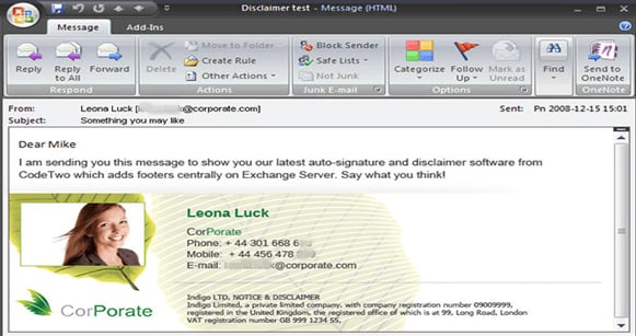 email signature template outlook