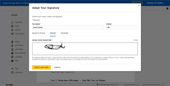 signer pdf gratuit