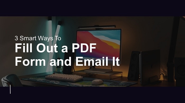 how to fill out a pdf form and email it
