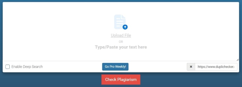 check plagiarism plagiarism checker user interface