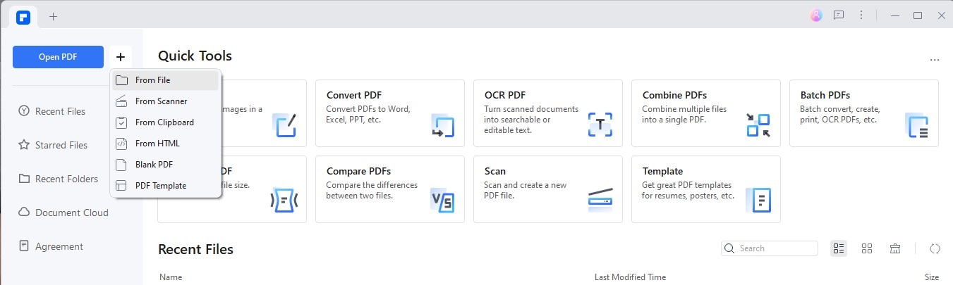 create pdf from file