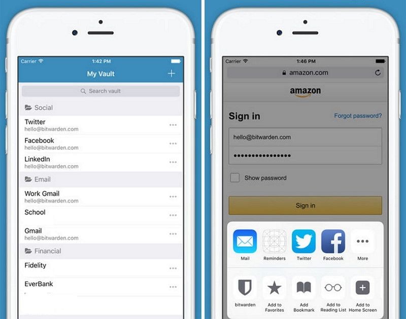 free password manager ios