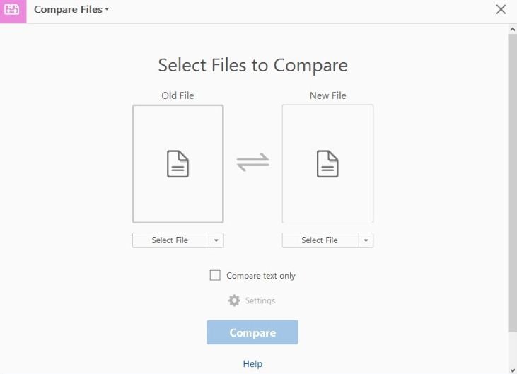 Adobe Acrobat zum Vergleichen von PDF-Dokumenten