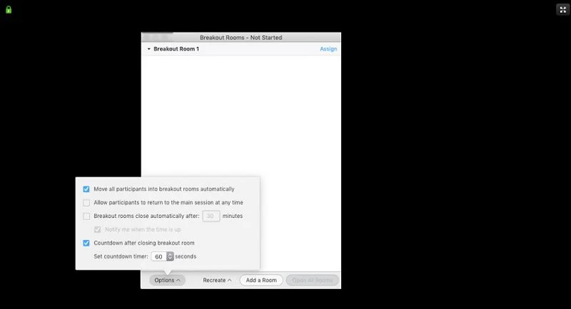 zoom meeting breakout rooms