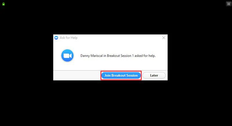 zoom join breakout room