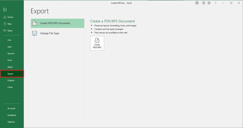 excel in pdf offline konvertieren