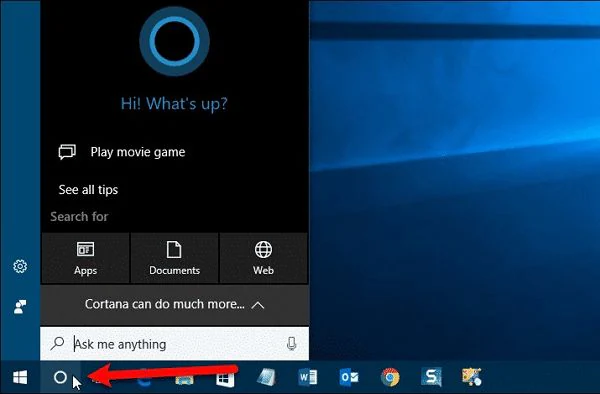 use cortana to find any file