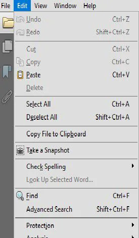 adobe acrobat make snapshot tool cleaner font