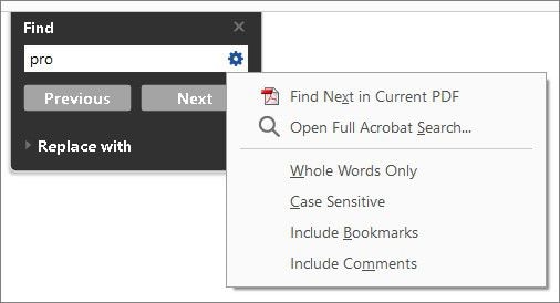 how to search across multiple pdf files