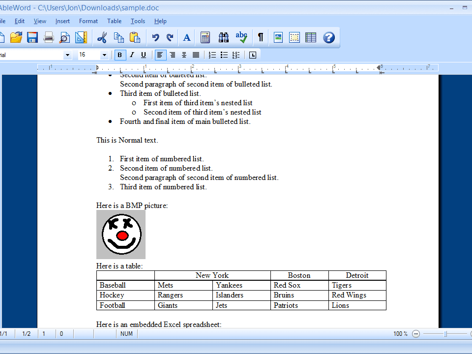 ableword free PDF editor software