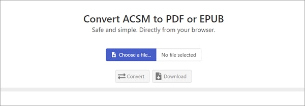 convert acsm to pdf online