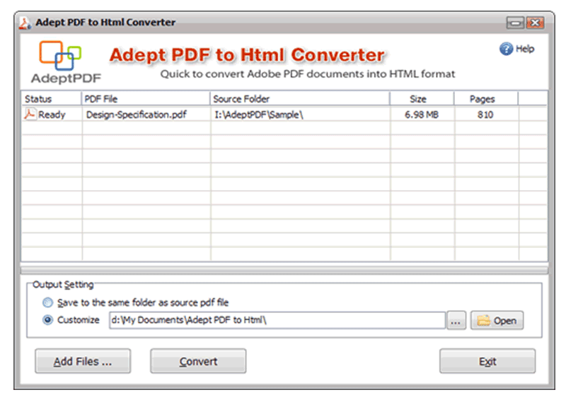 pdf to html5 converter