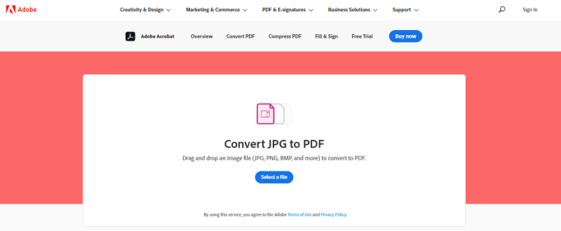 convertir une photo en pdf en ligne gratuitement