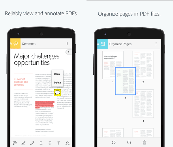 pdf reader for android free download